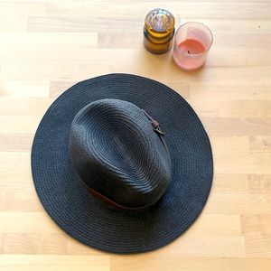 Forever 21 Black Wide Brim Hat